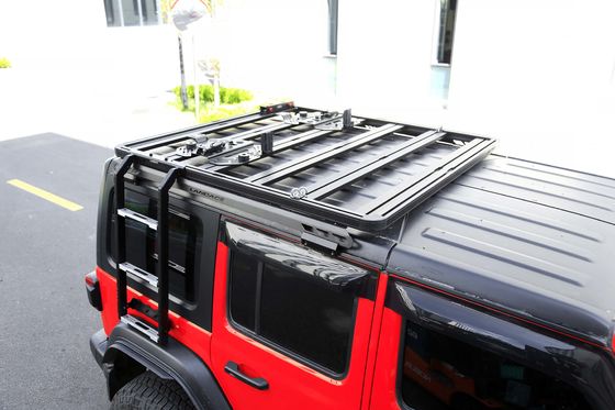 Off Road Auto Parts Steel Black Powder Coated Side Ladder untuk WranglerJK dari Landace