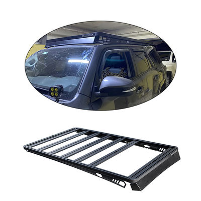 Proses Laser Cutting Black Aluminium Roof Basket untuk 4Runner Car Top Cargo Carrier
