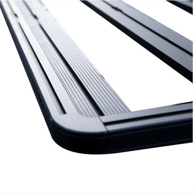 Alloy Rak Atap Mobil untuk Jeep E-coat Powder Coat Finish Proses Pemotongan Laser