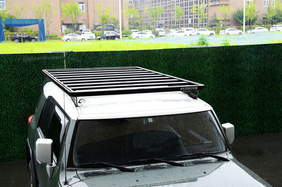 Customized Size Aluminium Alloy Roof Rack untuk FJ Cruiser 4x4 Bagian Mobil Ringan