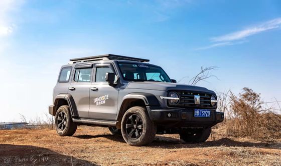 Aluminium Alloy Roof Mount Car Roof Basket untuk Toyota FJ Cruiser dalam Finish Hitam