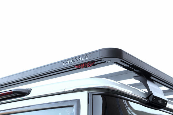 Aluminium Alloy Roof Mount Car Roof Basket untuk Toyota FJ Cruiser dalam Finish Hitam