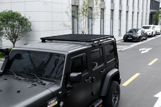 Universal Aluminium Alloy Roof Rail Rack untuk Jeep Wrangler JK Offroad Car Accessories
