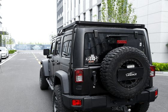 Universal Aluminium Alloy Roof Rail Rack untuk Jeep Wrangler JK Offroad Car Accessories