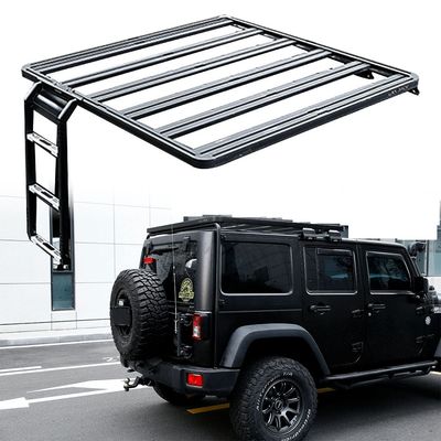 Lantai Sisi Satu Disesuaikan untuk Jeep Wrangler JK Side Door Ladder Retrofit Kit Q235-8