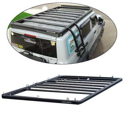 AL6063 SS304 4X4 Tank 300 Aluminium Alloy Universal Baggage Roof Rail Basket Mobil Rak Atap untuk GWM