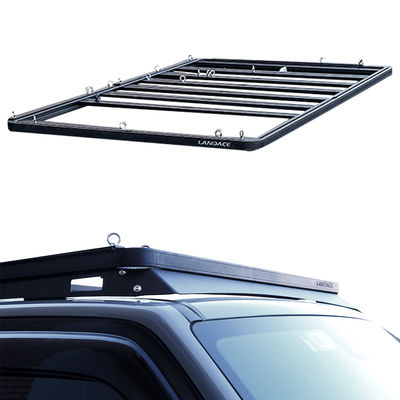 AL6063 SS304 4X4 Tank 300 Aluminium Alloy Universal Baggage Roof Rail Basket Mobil Rak Atap untuk GWM