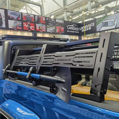2020- Tahun 4WD Heavy Duty Truck Bed Rack Pickup Storage Box Roll Bar Untuk Gladiator 1336*1529*505