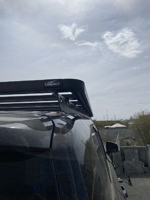 Atap Gunung Hitam Universal 4X4 Land Cruseir Lc300 Atap Rail Rack Basket Toyota Hitam