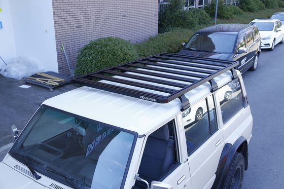 Universal Patrol Y60 4X4 Aluminium Alloy Roof Basket Placement Roof Mount untuk Nissan