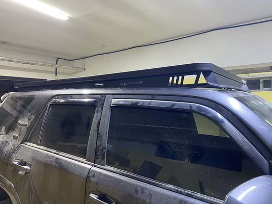 SS304 Backbone Mounting Roof Racks untuk Toyota 4Runner Universal Aluminium Alloy Basket