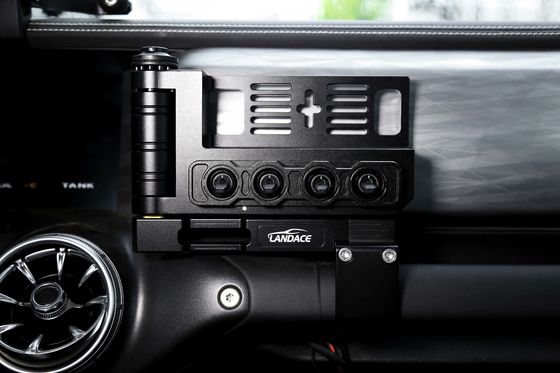 Kotak panel kontrol switch nirkabel dengan gaya desain modis dalam paduan aluminium