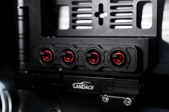 Kotak panel kontrol switch nirkabel dengan gaya desain modis dalam paduan aluminium