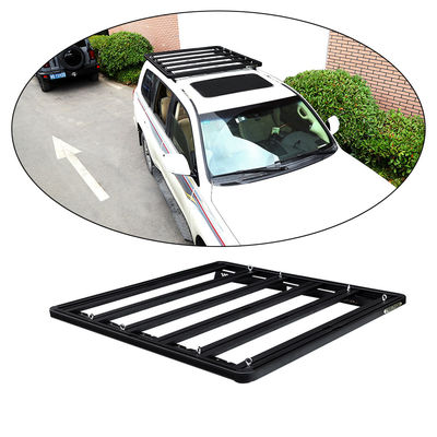 1800x1250x30 Powder Coated Aluminium Alloy Car Roof Rack untuk LC200 untuk Meningkatkan Efisiensi