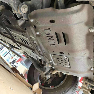 4x4 Toyota Tundra Skid Plate Perlindungan Mesin Cat Hitam