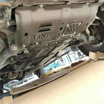 4x4 Toyota Tundra Skid Plate Perlindungan Mesin Cat Hitam
