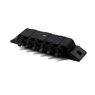 Universal Mobil Aluminium Alloy 6 Gang On-Off Control Switch Panel untuk aplikasi luas