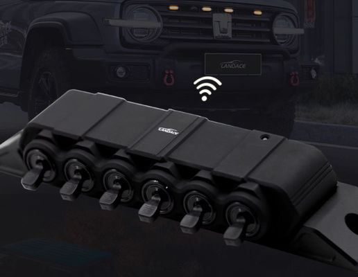 Universal Mobil Aluminium Alloy 6 Gang On-Off Control Switch Panel untuk aplikasi luas