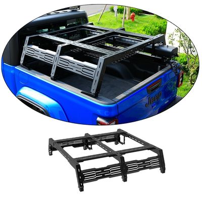 Universal 4x4 Adjustable Pick Up Truck Bed Rack Silver Sport Roll Bar untuk Ford Raptor