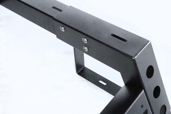 Ford Ranger Jeep Tacoma Tundra Hilux Truck Bed Rack dengan Desain Adjustable dan Perak