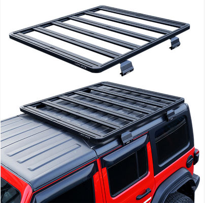 Proses pemotongan laser Rak atap paduan aluminium universal hitam untuk kendaraan off-road