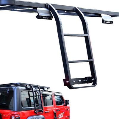 Posisi belakang tinggi Prado 4x4 Side Ladder untuk Jeep Wrangler JL International Aksesoris