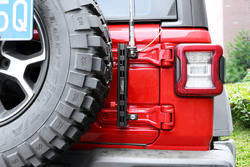 2016-2018 JEEP Black Aluminium Flagpole Holder Bracket untuk suku cadang dan aksesoris mobil