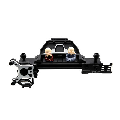 CNC Mesin Hard Anodizing Aluminium Alloy Center Console Bracket untuk JEEP Tank 300