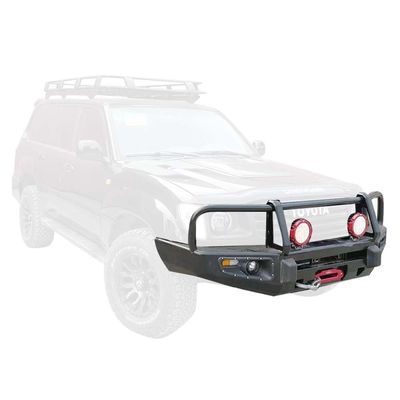 Tingkatkan Penampilan dan Kinerja Toyota LC100 Anda dengan Bumper Depan 4x4 Bull Bar ini
