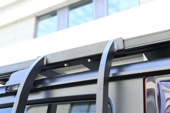 Perlindungan Dekorasi Hitam Electrophoresis Powder Coating Sahara Defender Side Ladder