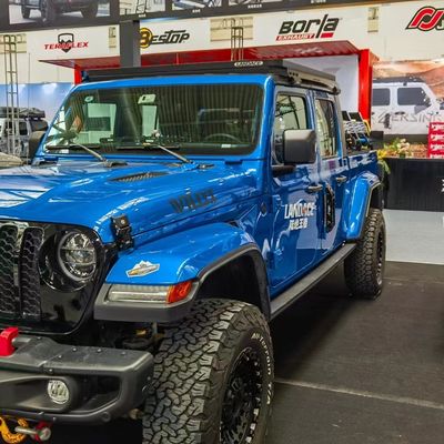 High- Heavy Duty Black Powder Coating Hi-lift Carrier Bed Rack untuk Jeep Gladiator JT