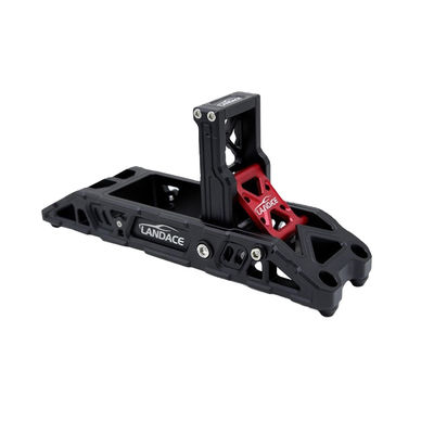 International Aluminium Alloy Black Side Door Ladder untuk Jeep Wrangler Tinggi- Hitam