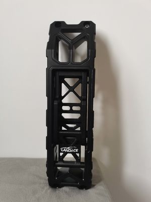 International Aluminium Alloy Black Side Door Ladder untuk Jeep Wrangler Tinggi- Hitam
