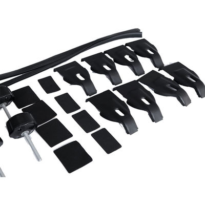 Rentang atap yang dapat disesuaikan Bar silang 94cm-117cm Power Coating