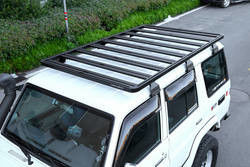 Elektroforesis dan Powder Coating Aluminium Alloy Universal Roof Rack Untuk Toyota LC76