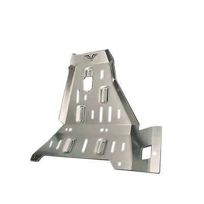 Black Off Road Aluminium Skid Plate untuk Perlindungan Undercarriage WranglerJL