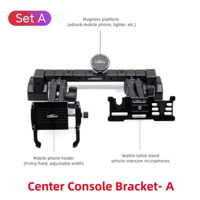 Adjustable Multi fungsi Telescopic Rod Center Console untuk Jeep Wrangler NW 0.45KG