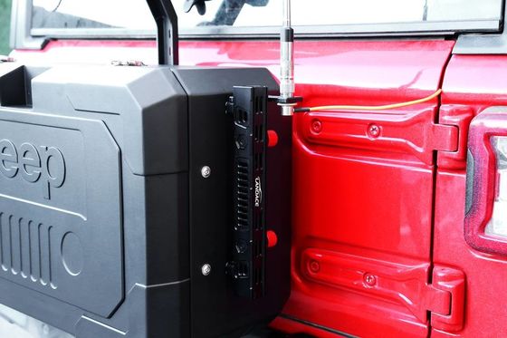 Wrangler JL Off Road Aluminium Jeep Tailgate Outer Storage Box Ukuran 700x450x317mm