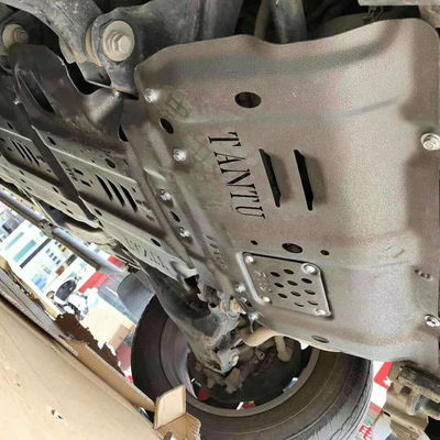 Cat Hitam 5.0mm Chassis Shield Plate untuk 2018-2019 Toyota Tundra Heavy-Duty Vehicle