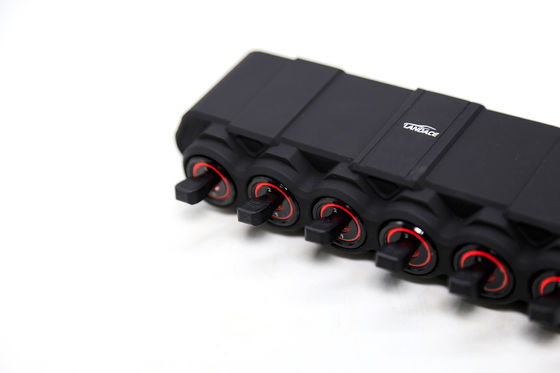 6 Gang Switch Pane Sistem Relay Elektronik dengan Kotak Kontrol Sirkuit Kotak Relay Fuse Waterproof Wiring Harness Label Sticker