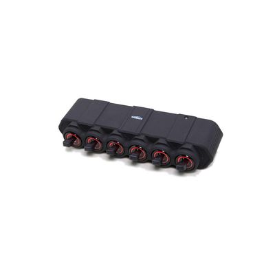 6 Gang Switch Pane Sistem Relay Elektronik dengan Kotak Kontrol Sirkuit Kotak Relay Fuse Waterproof Wiring Harness Label Sticker