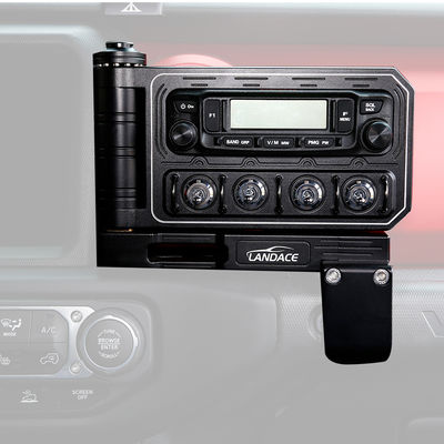 Wrangler Center Console Radio Bracket Platform Panel dengan Hard Anodized Surface