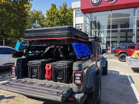 Pick Up 4x4 Aksesoris Karbon Steel Kargo Rack Roll Bar dengan Black Powder Coating