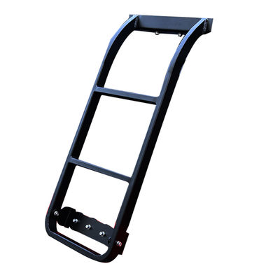 Off-road 4x4 Aluminium Roof Rack dan Side Ladder untuk Camping Essentials