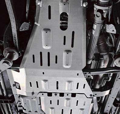 Jeep Wrangler JL JK 4x4 Alloy Aluminium Di Bawah Perlindungan Mesin Penjaga Skid Plate Hitam