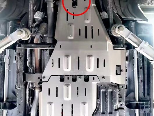 Jeep Wrangler JL JK 4x4 Alloy Aluminium Di Bawah Perlindungan Mesin Penjaga Skid Plate Hitam