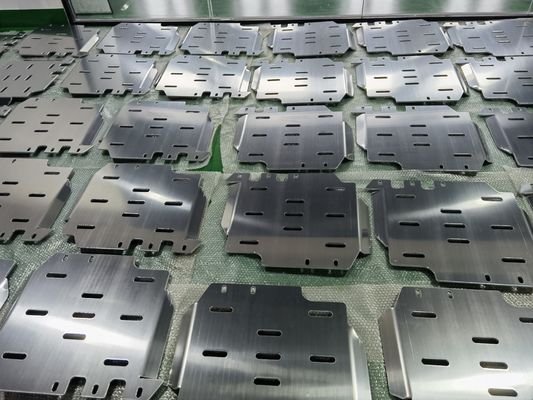 Jeep Wrangler JL JK 4x4 Alloy Aluminium Di Bawah Perlindungan Mesin Penjaga Skid Plate Hitam
