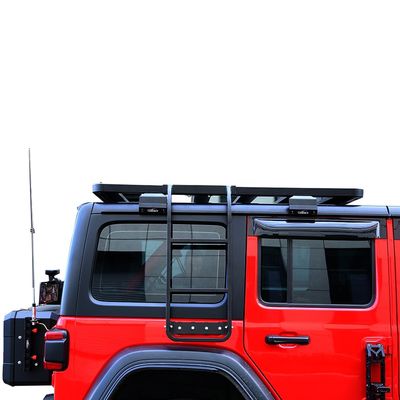 Permukaan elektroforesis 4*4 Tangga untuk pintu belakang truk dan atap mobil 833*400*261mm Ukuran