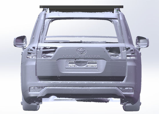 LC300 150*142*5 Rak atap datar Aluminium paduan Aksesoris eksterior untuk kendaraan 4X4