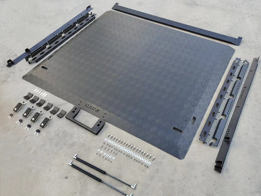 Ford Ranger Pickup Tutup Tonneau yang bisa ditarik dengan bahan paduan aluminium tipe keras